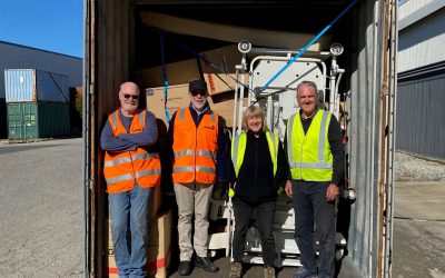 Three Sea Containers of Donated Medical Equipment Sailing to Africa!